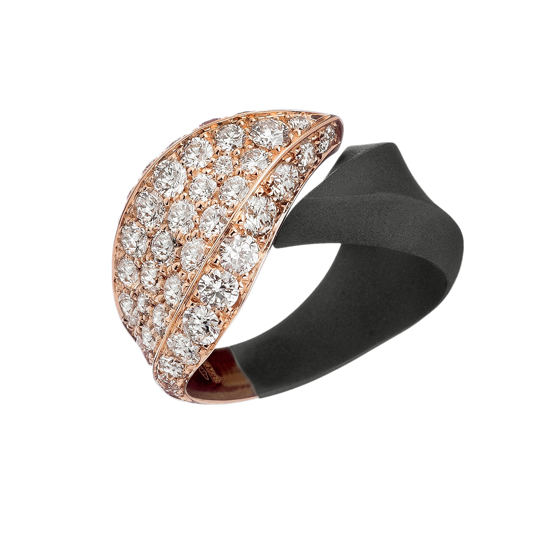 Abbraccio Leaf Ring
