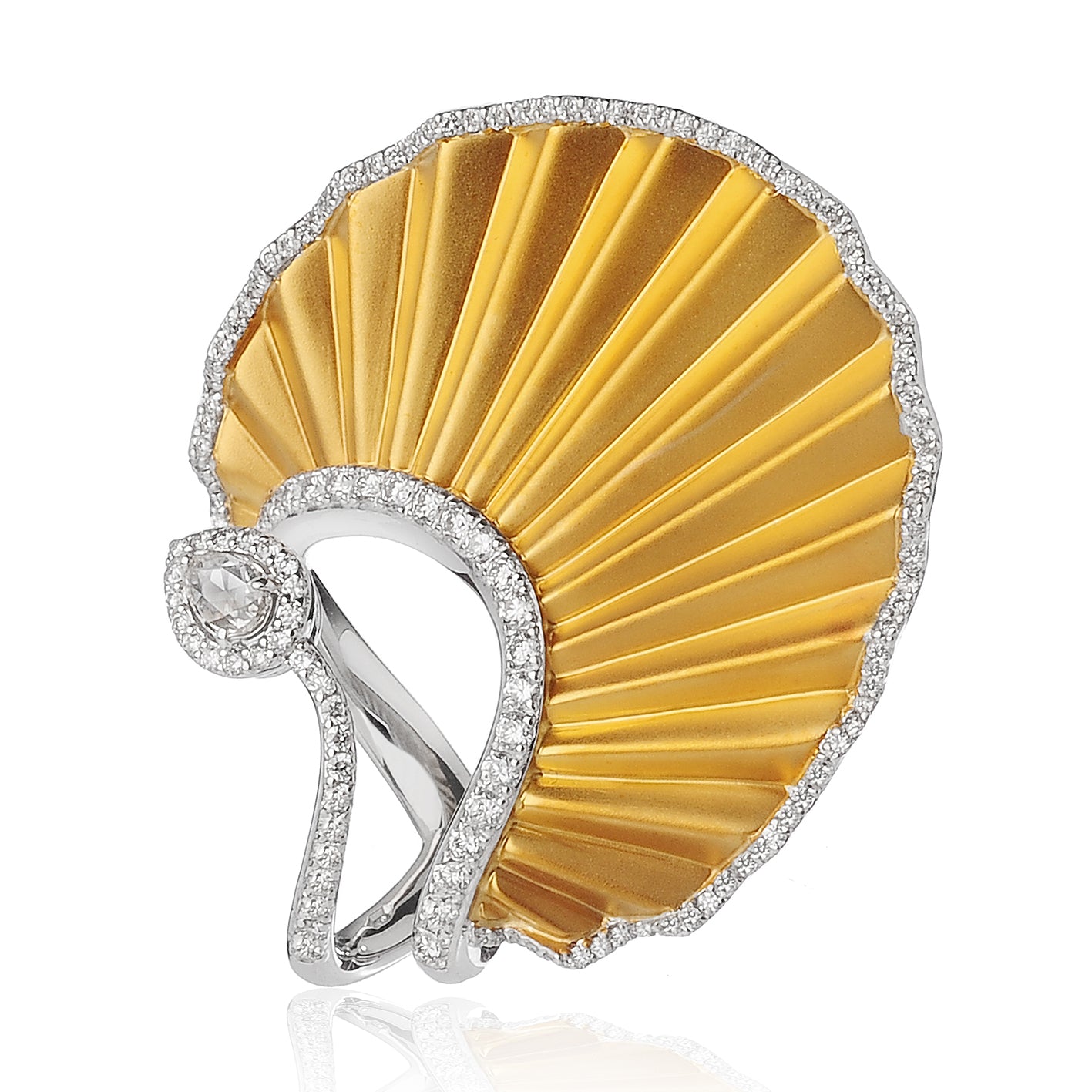 Plisse Bloom Ring
