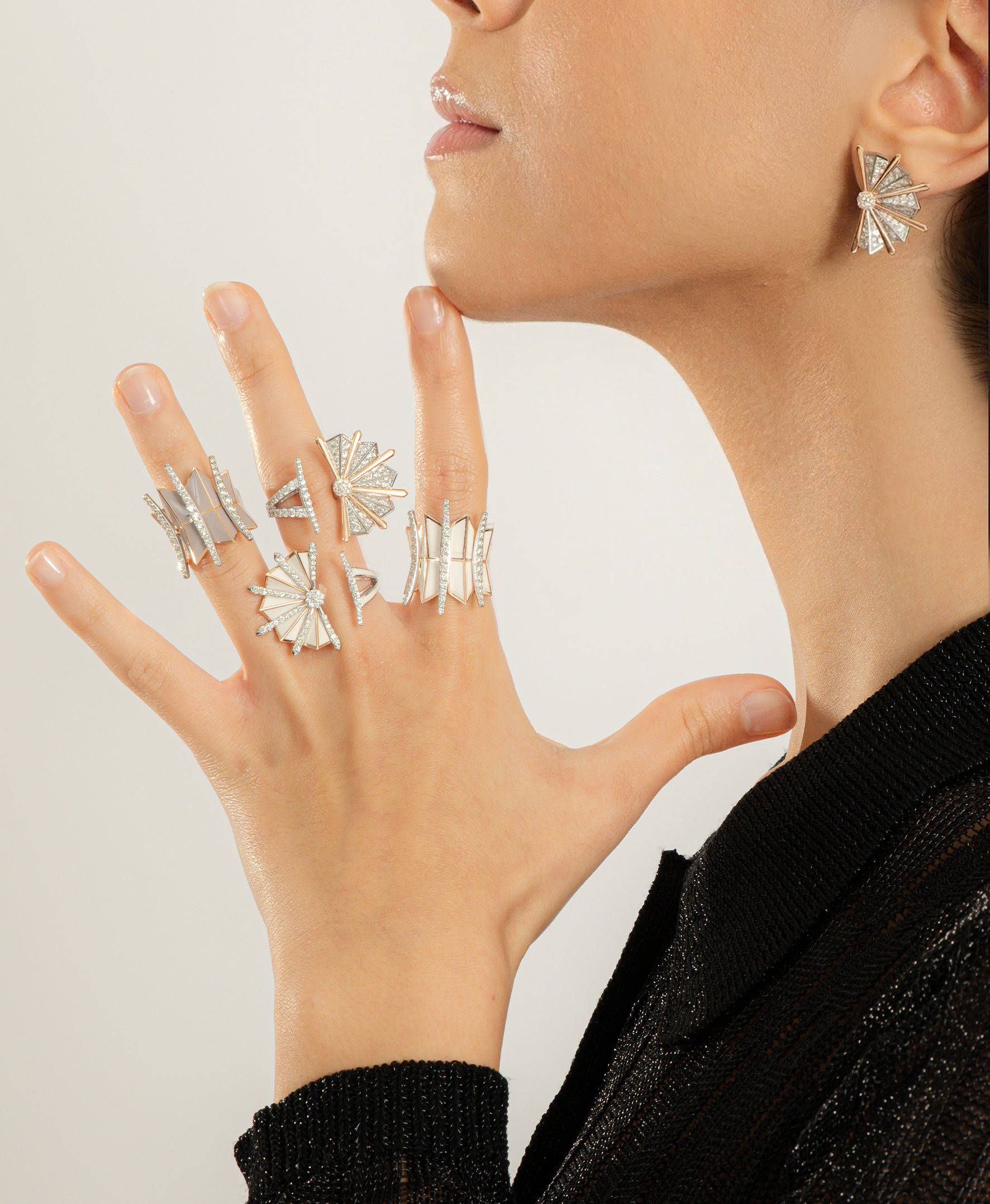 Amaranta Triple Arc Ring