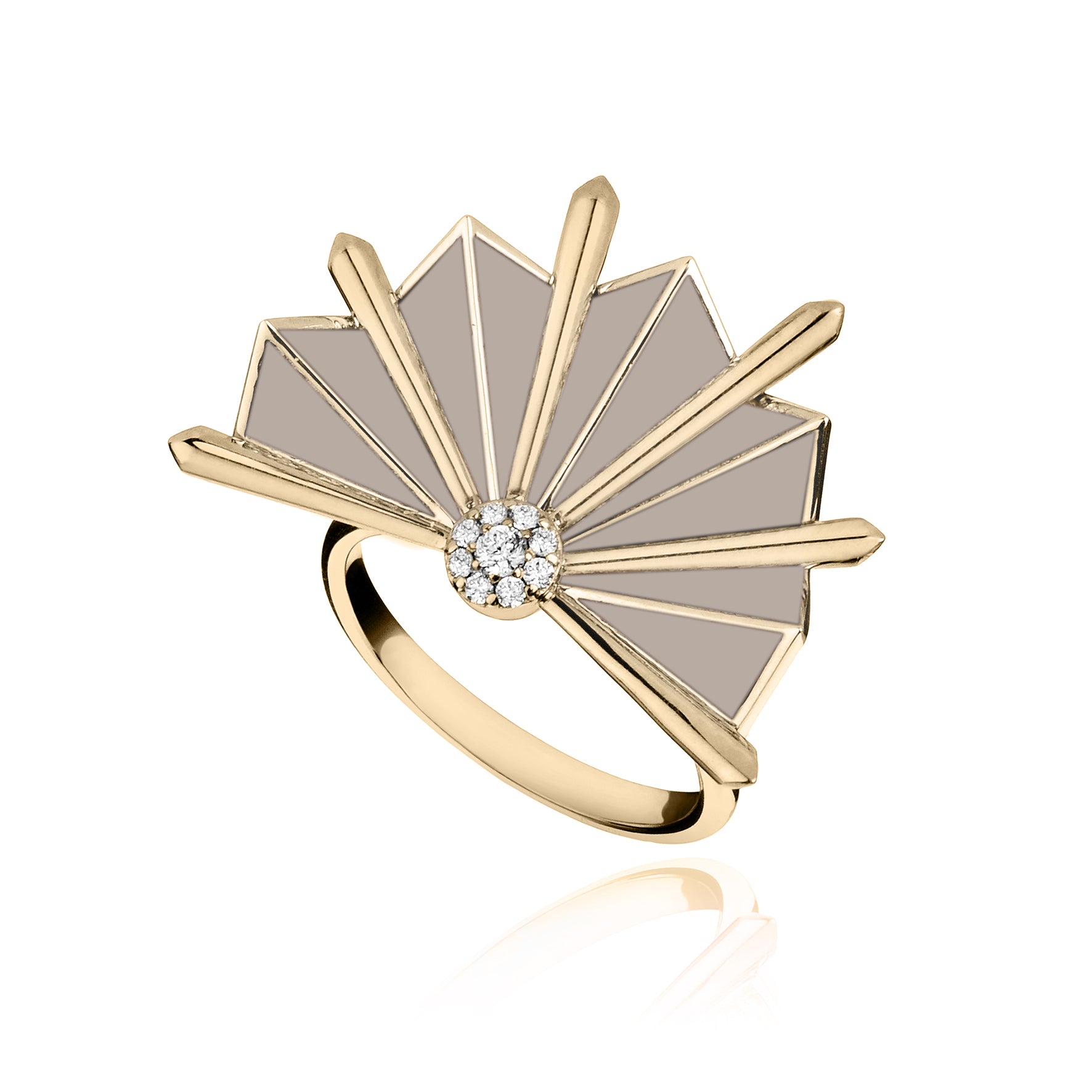 Amaranta Ventaglio Enamel Ring
