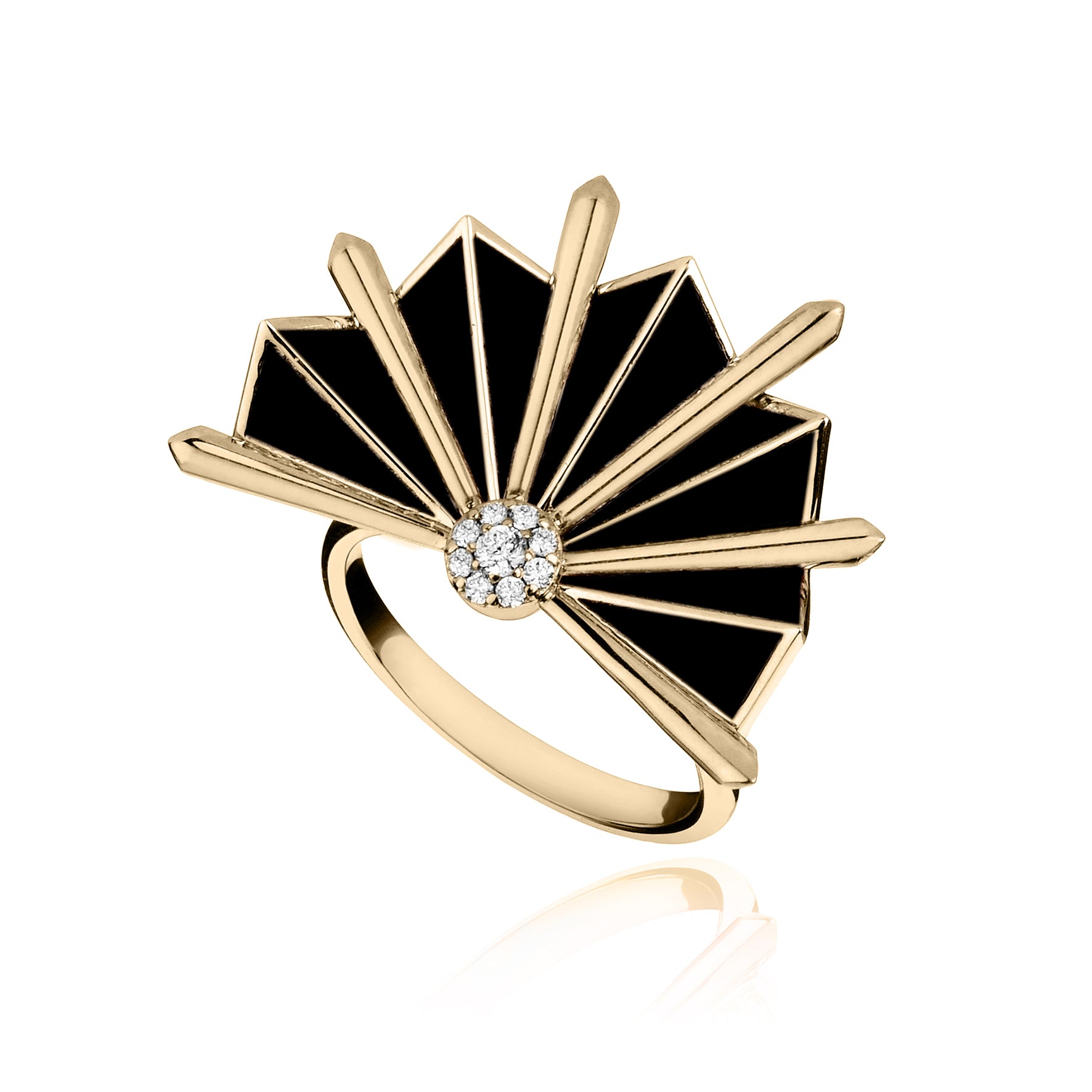 Amaranta Ventaglio Enamel Ring
