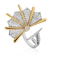 Amaranta Grande Ventaglio Pave' Ring