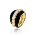 Atena Domed Enamel Ring