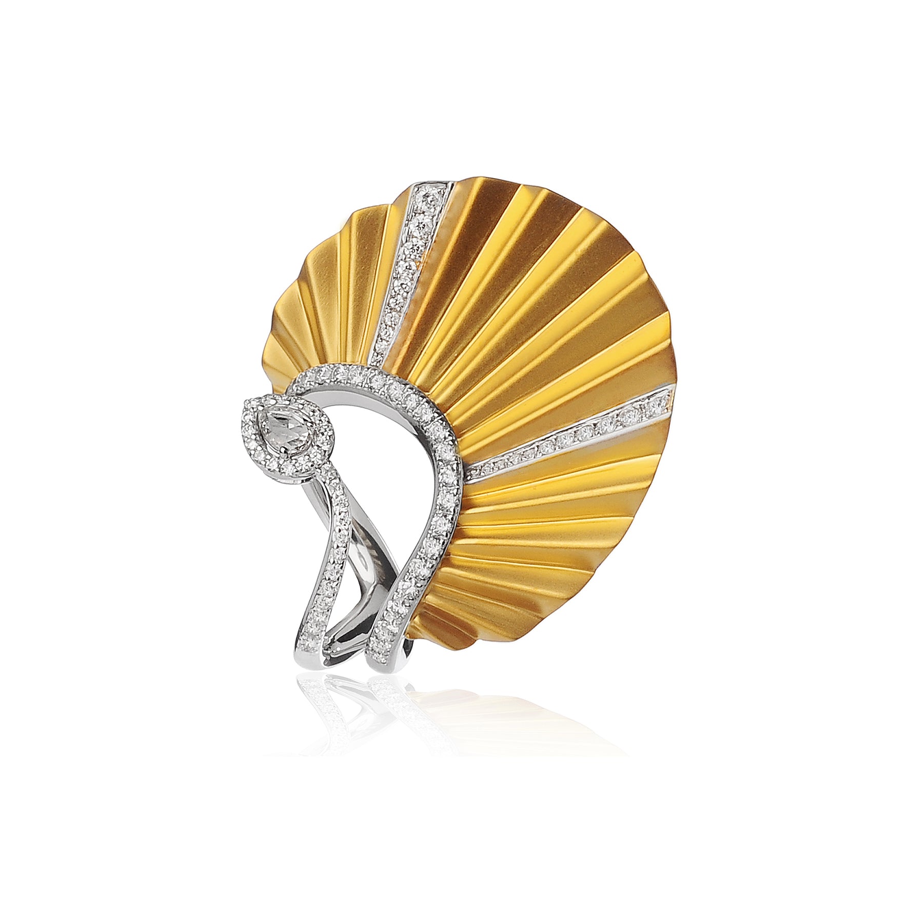 Plisse Bloom Bands Ring