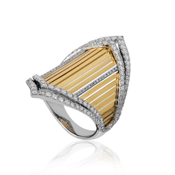 Samba anello Fasce diamanti
